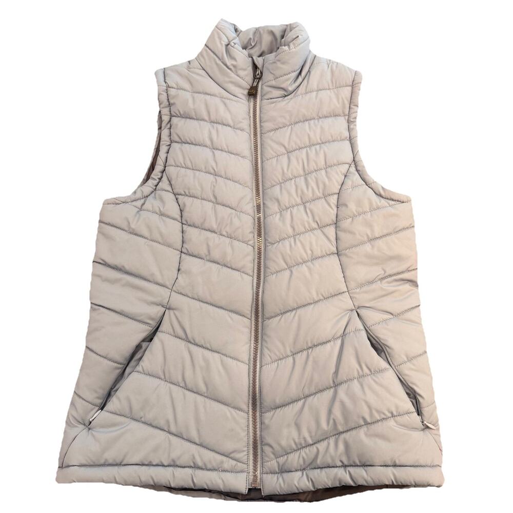 DSG Quilted Puffer Vest Blue Women's Size Small Walking Active Light
